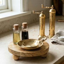 Brass Spoon Rests - Set of 2