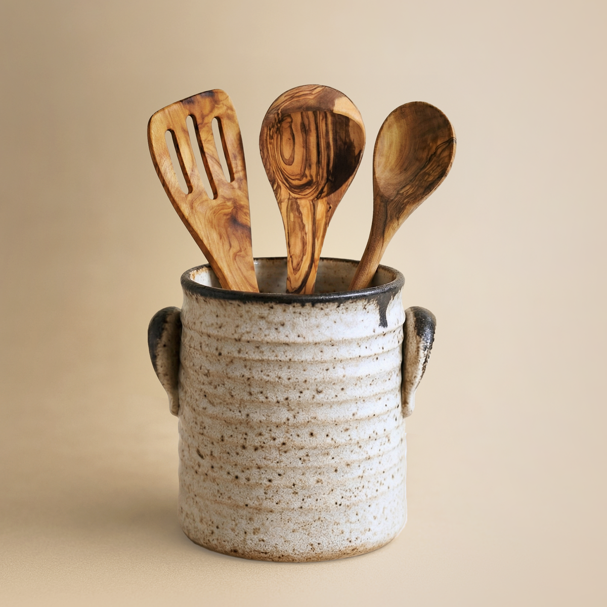 The Olive Wood Counter Set