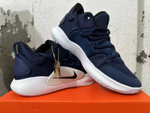 Nike Zoom Basketball Shoes, Navy Blue and White