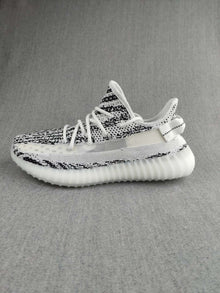 Yeezy 350 V2 Knit Sneakers Black and White