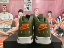 Jordan 6 Retro High-Top Sneakers in Olive Green and Orange