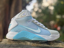 Nike HD2008 High-Top Basketball Sneakers White Light Blue