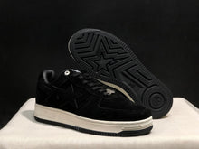BAPE STA Low-Top Sneakers Black Suede