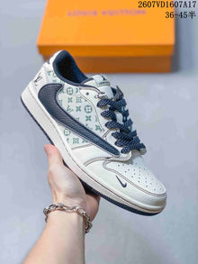 Jordan 1 Low Graphic Sneakers White Dark Details 2607VD1607A17