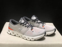 On Cloud X4 Low-Top Running Shoes Silver/Flame