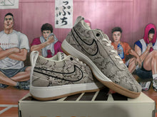 Nike Book 1 Gray Snakeskin-Pattern Sneakers