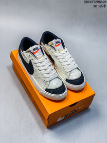 Nike Blazer Low '77 Jumbo Sneakers in Off-White and Black