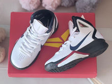Nike Hyperdunk 2010 Kids Basketball Shoes, White/Navy/Red