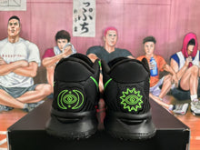 Nike KD Basketball Sneakers Black and Volt Halloween Style