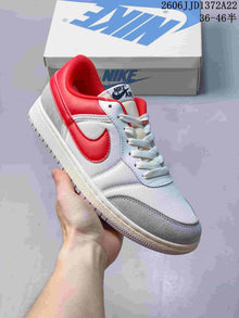 Jordan Skyline Low-Top Sneakers in White, Red and Grey