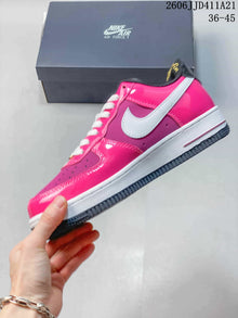 Nike Air Force 1 '07 Low Pink and White Sneakers