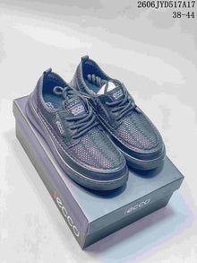 ECCO JYD517A17 Mesh Lace-Up Shoes