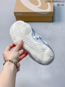 ASICS x empty behavior Hypersync Silver Low-Top Sneakers