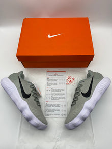 Nike Grey and White Low-Top Sneakers