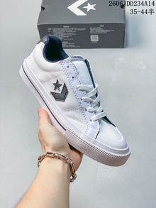Converse Sport Casual Low-Top Sneakers, White and Navy