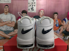 Nike Air More Uptempo White Deep Blue Sneakers