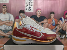 Nike White and Red Basketball Sneakers