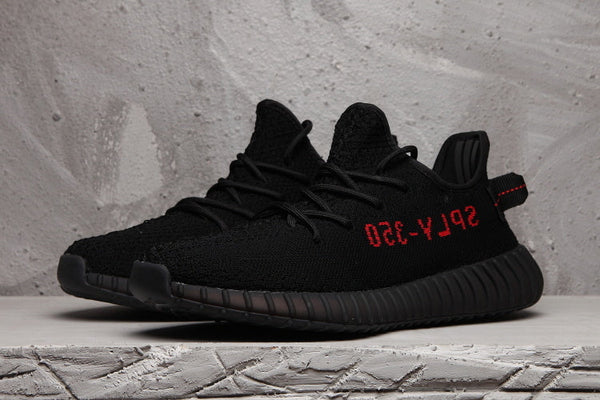 Yeezy 350 V2 Black Knit Sneakers