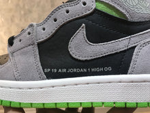 Jordan 1 High Grey Green Sneakers 555088-070