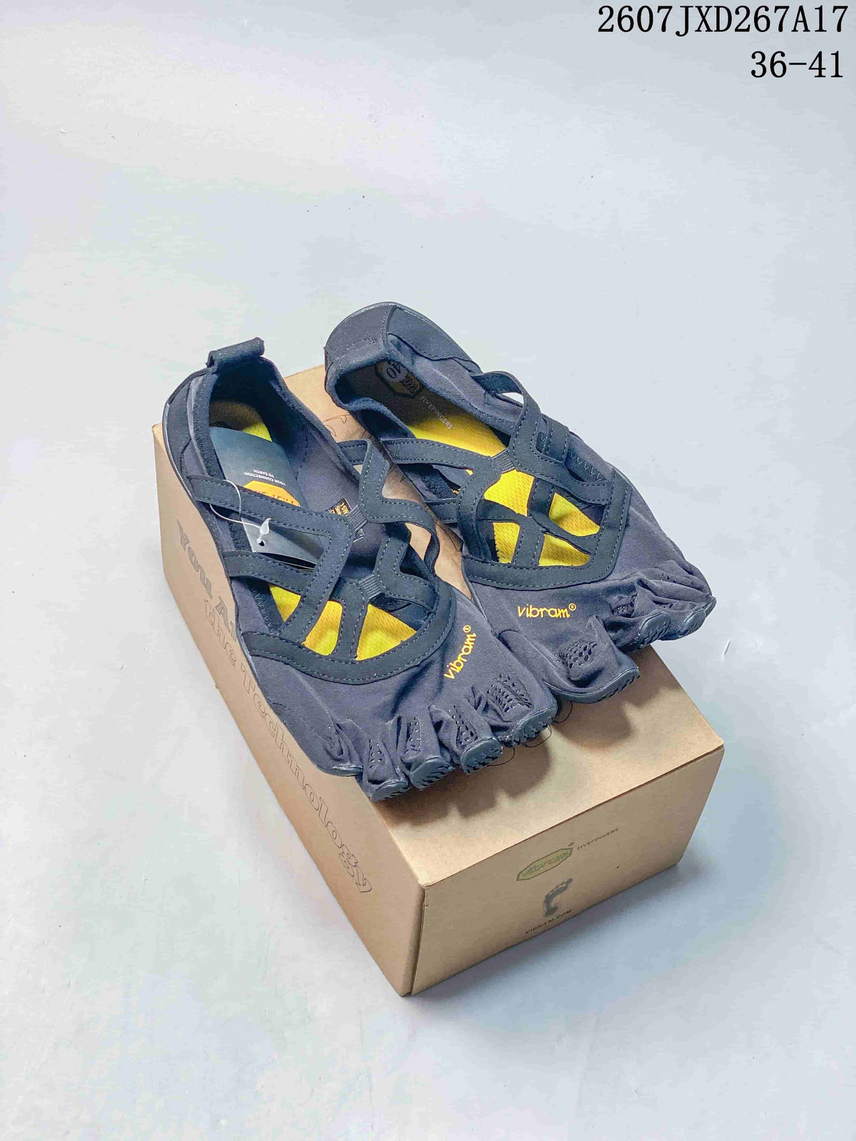 Vibram Five-Finger Training Sneakers Black Yellow 2607JXD267A17