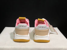 Off-White Low-Top Casual Sneakers White Beige Pink