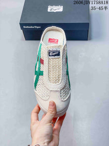 Onitsuka Tiger Mexico 66 Sabot Slip-On Sneakers, Cream