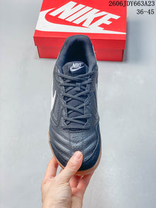 Nike Gato Low-Top Sneakers in Charcoal and White