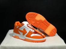 OFF-WHITE Out Of Office Low-Top Sneakers Orange White