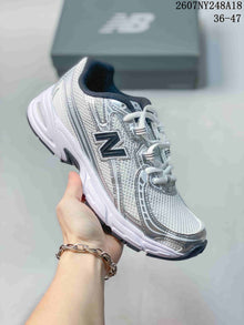 New Balance 740 Unisex Retro Sneakers White and Blue 2607NY248A18