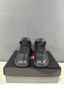 Jordan Air Jordan 10 High Black and Purple Sneakers 130209-051