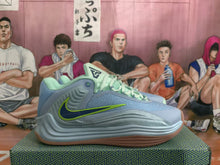 Nike Cushlon 3.0 Basketball Sneakers Blue Green