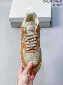 Nike Air Force 1 '07 Low Sneakers in Tan and Cream