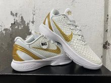 Nike Kobe 6 Protro Basketball Shoes White Gold