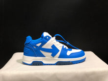 Off-White Out Of Office Blue White Low-Top Sneakers