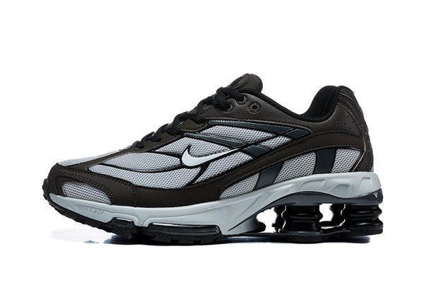 Nike Shox Ride 2 Sneakers in Brown and Silver