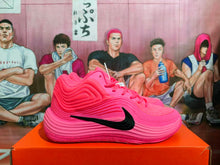 Nike Pink Basketball Sneakers with Black Swoosh