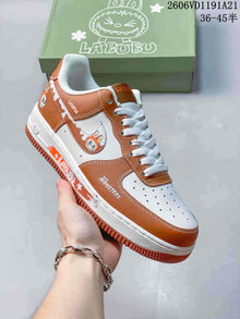 Nike Air Force 1 Low ’07 x LABUBU Sneakers, Pink and White