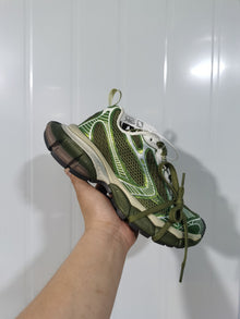 7035 Olive Green Mesh Sneakers