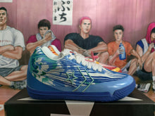 Converse Basketball Shoes in Red and Blue Mismatched Colors