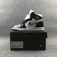Jordan Air Jordan 1 Mid Sneakers Black White Gold 852542-007
