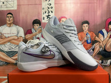 Nike Basketball Shoes in Gray and Purple