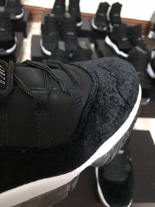 Jordan 11 Black Velvet High-Top Sneakers