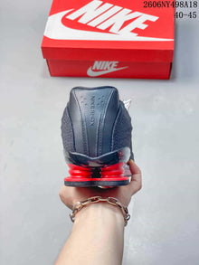 Nike Shox TL Men's Sneakers in Charcoal and Red