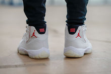 Jordan Air Jordan 11 Platinum Tint White Red Sneakers