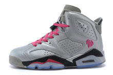 Air Jordan 6 High-Top Sneakers Silver Pink 543390-009