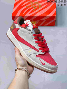 Jordan Air Jordan 1 Low Multicolor Leather-Style Sneakers
