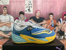 Puma All-Pro Basketball Shoes Blue Yellow