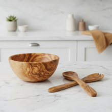 Olive Wood Salad Bowl