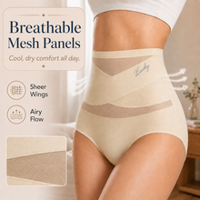 💖5-Pack Women's High-Waist Cross-Wrap Tummy Control Briefs