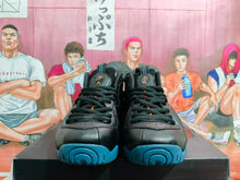 Nike Foamposite Sneakers Black Blue Orange